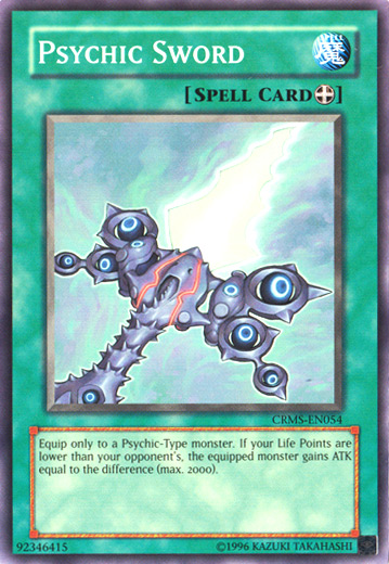 Psychic Sword [CRMS-EN054] Common | Amazing Games TCG