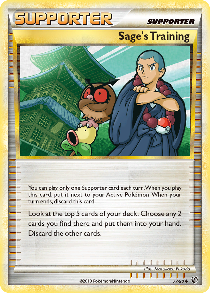 Sage's Training (77/90) [HeartGold & SoulSilver: Undaunted] | Amazing Games TCG