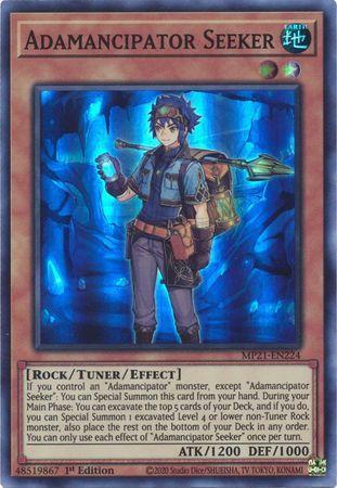 Adamancipator Seeker [MP21-EN224] Super Rare | Amazing Games TCG