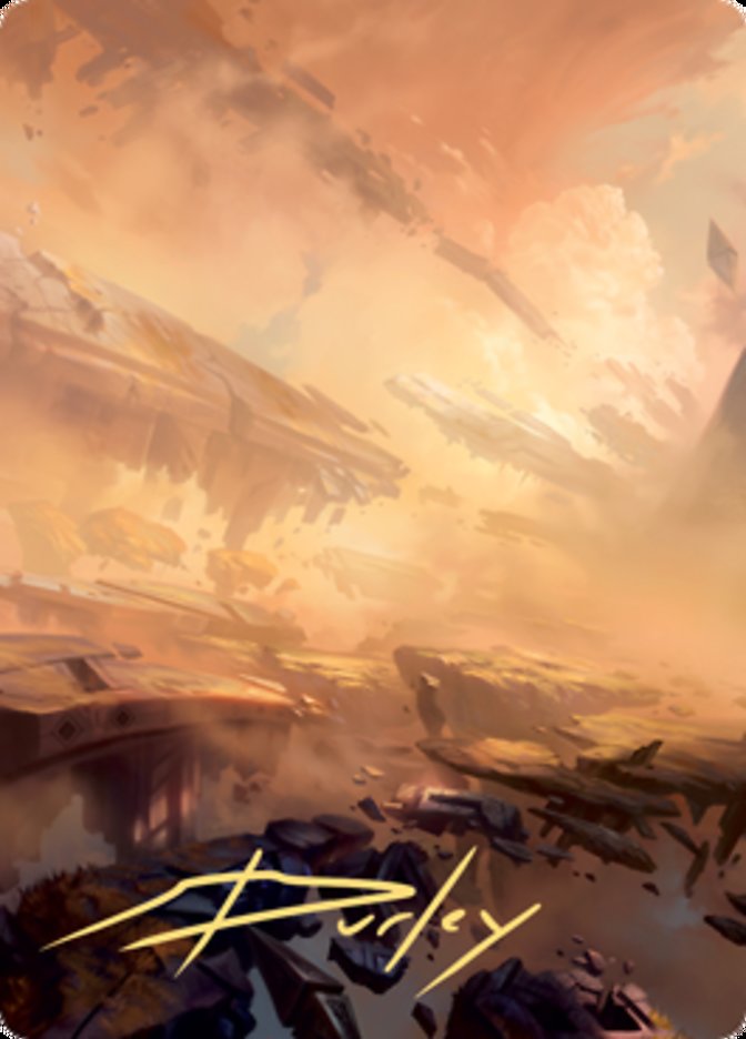 Plains 1 Art Card (Gold-Stamped Signature) [Zendikar Rising Art Series] | Amazing Games TCG