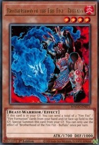 Brotherhood of the Fire Fist - Buffalo [MAGO-EN071] Rare | Amazing Games TCG