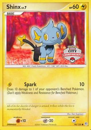 Shinx (98/130) (City Championships Promo) [Nintendo: Black Star Promos] | Amazing Games TCG