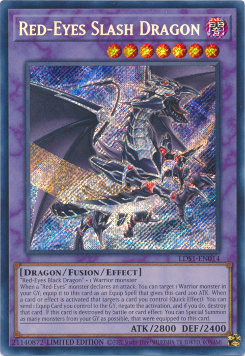 Red-Eyes Slash Dragon [LDS1-EN014] Secret Rare | Amazing Games TCG