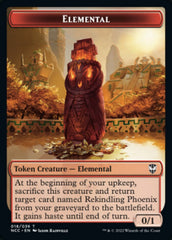 Elemental (018) // Copy Double-sided Token [Streets of New Capenna Commander Tokens] | Amazing Games TCG