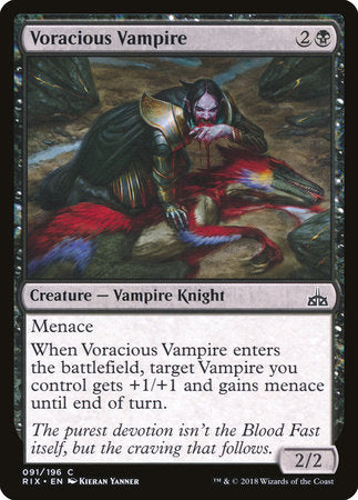 Voracious Vampire [Rivals of Ixalan] | Amazing Games TCG