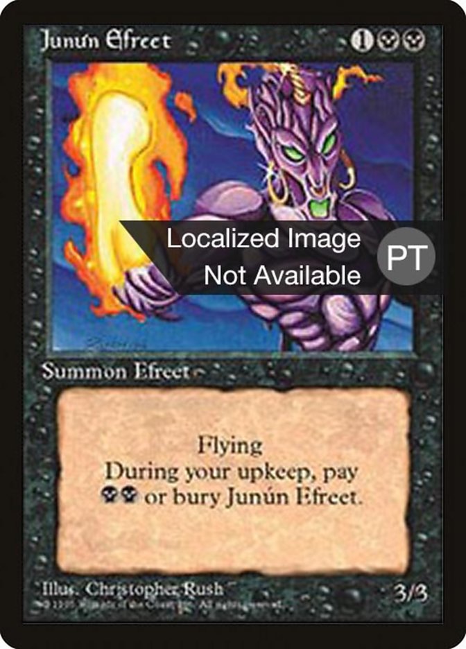 Junun Efreet [Fourth Edition (Foreign Black Border)] | Amazing Games TCG