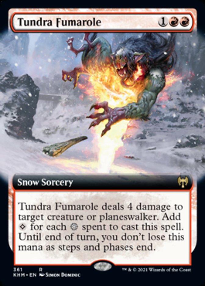 Tundra Fumarole (Extended Art) [Kaldheim] | Amazing Games TCG