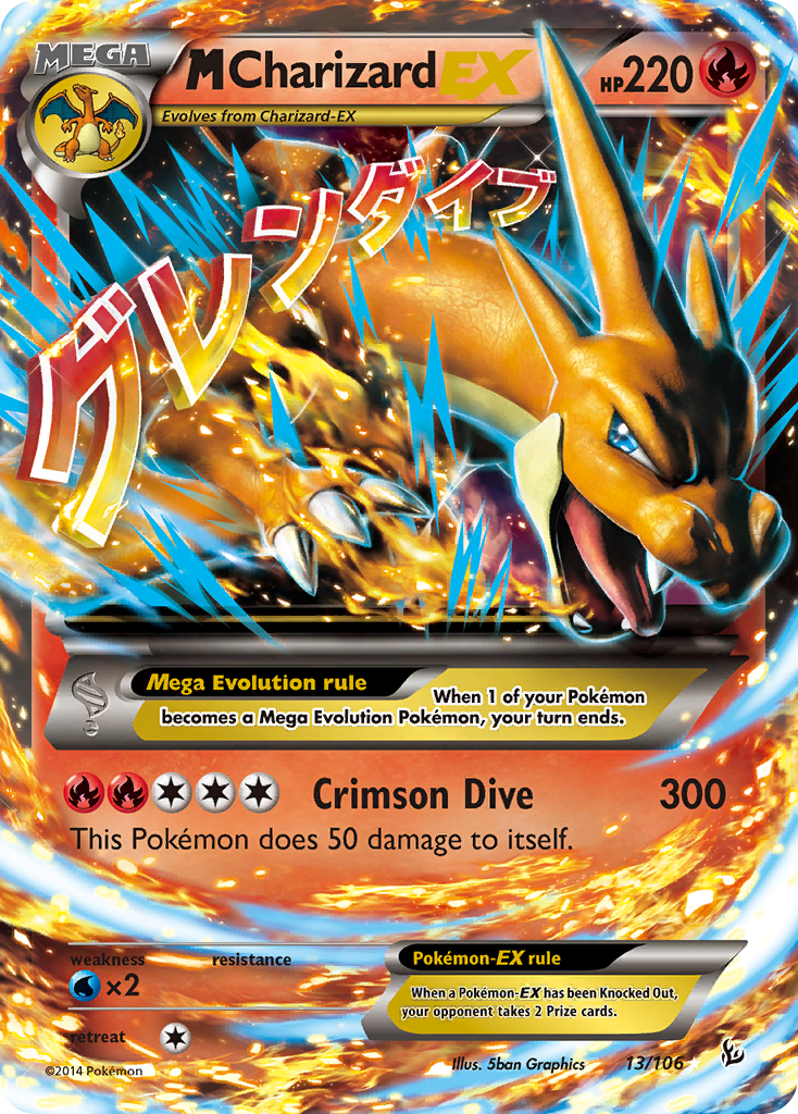 M Charizard EX (13/106) [XY: Flashfire] | Amazing Games TCG