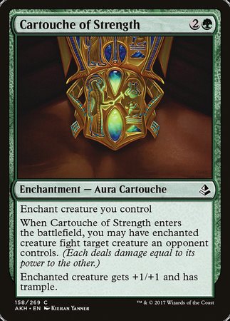 Cartouche of Strength [Amonkhet] | Amazing Games TCG