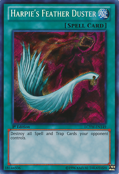 Harpie's Feather Duster [LCYW-EN149] Secret Rare | Amazing Games TCG