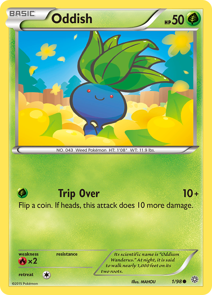 Oddish (1/98) [XY: Ancient Origins] | Amazing Games TCG