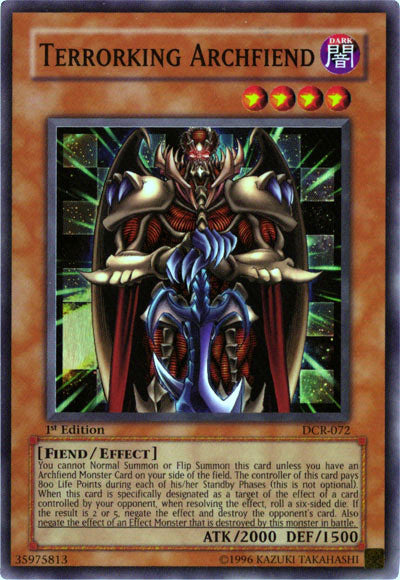 Terrorking Archfiend [DCR-072] Super Rare | Amazing Games TCG