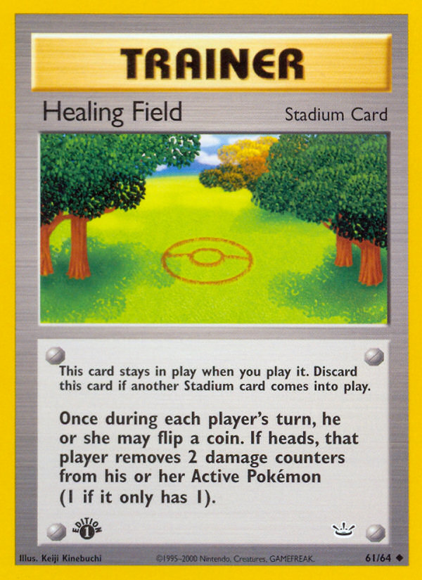 Healing Field (61/64) [Neo Revelation 1st Edition] | Amazing Games TCG