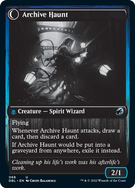 Overwhelmed Archivist // Archive Haunt [Innistrad: Double Feature] | Amazing Games TCG