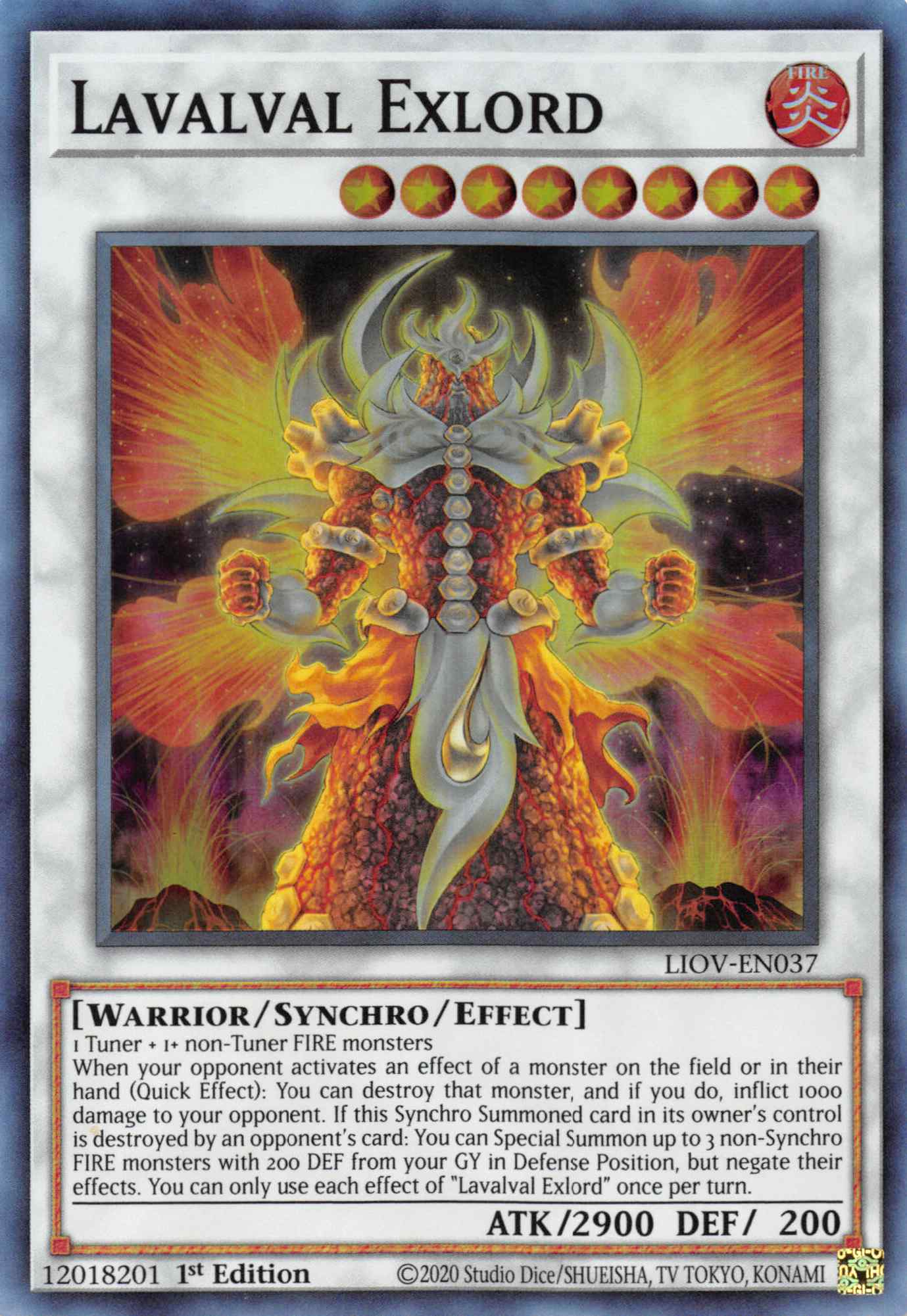 Lavalval Exlord [LIOV-EN037] Super Rare | Amazing Games TCG