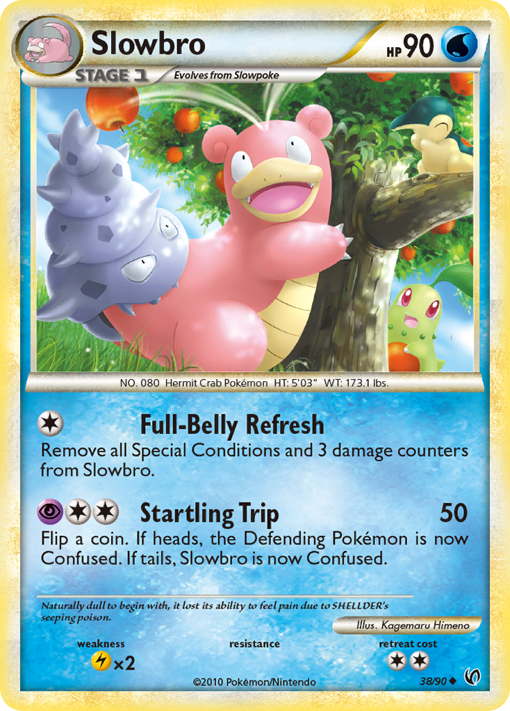 Slowbro (38/90) [HeartGold & SoulSilver: Undaunted] | Amazing Games TCG