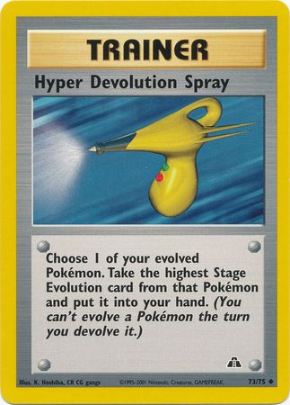 Hyper Devolution Spray (73/75) [Neo Discovery Unlimited] | Amazing Games TCG