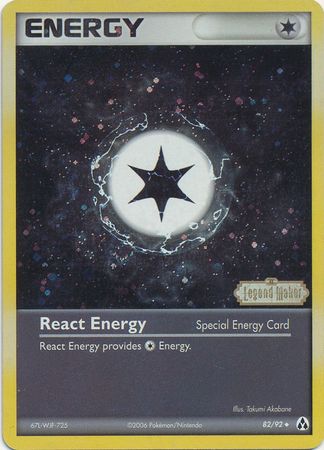 React Energy (82/92) (Stamped) [EX: Legend Maker] | Amazing Games TCG