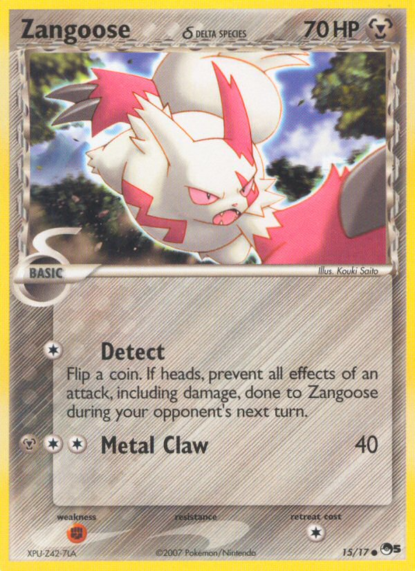 Zangoose (15/17) (Delta Species) [POP Series 5] | Amazing Games TCG