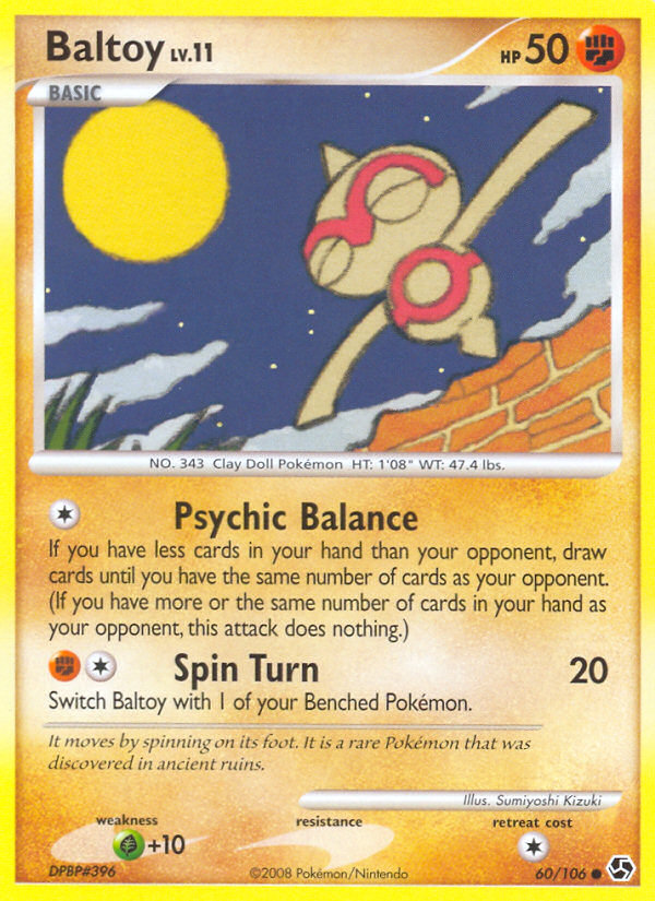 Baltoy (60/106) [Diamond & Pearl: Great Encounters] | Amazing Games TCG