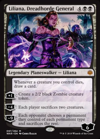 Liliana, Dreadhorde General [War of the Spark] | Amazing Games TCG