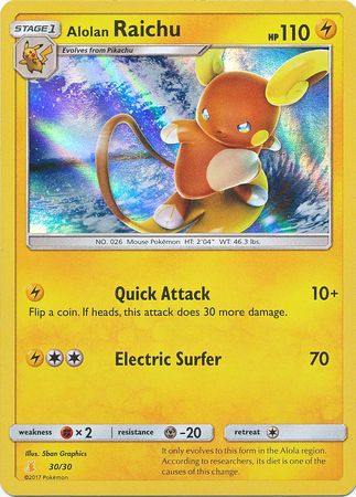 Alolan Raichu (30/30) [Sun & Moon: Trainer Kit - Alolan Raichu] | Amazing Games TCG