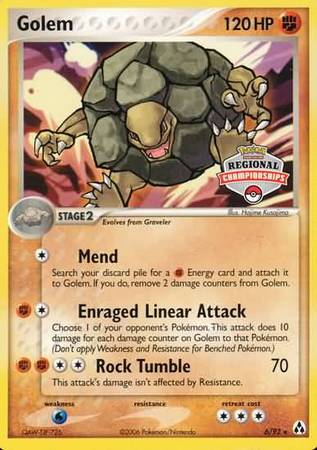 Golem (6/92) (Regional Championship Promo) [EX: Legend Maker] | Amazing Games TCG