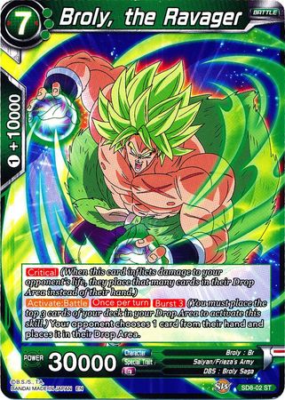 Broly, the Ravager (Starter Deck - Rising Broly) [SD8-02] | Amazing Games TCG
