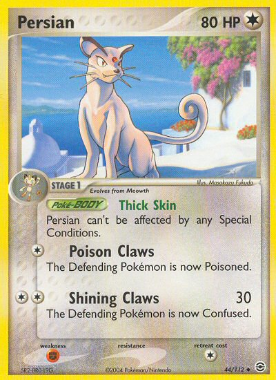 Persian (44/112) [EX: FireRed & LeafGreen] | Amazing Games TCG