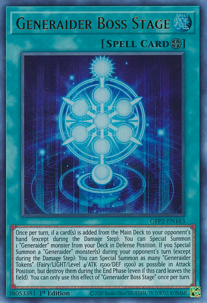 Generaider Boss Stage [GFP2-EN163] Ultra Rare | Amazing Games TCG