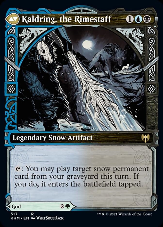 Jorn, God of Winter // Kaldring, the Rimestaff (Showcase) [Kaldheim] | Amazing Games TCG