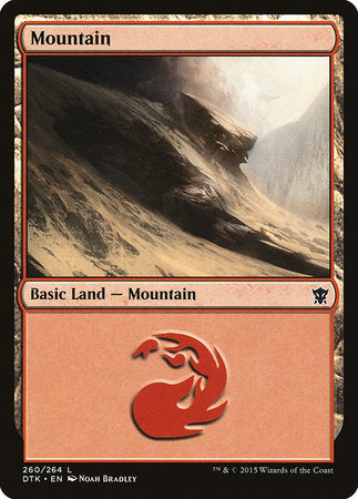 Mountain (260) [Dragons of Tarkir] | Amazing Games TCG