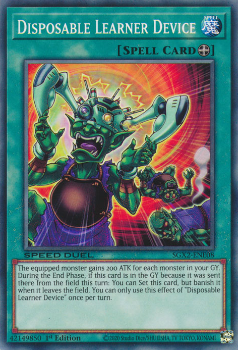 Disposable Learner Device [SGX2-ENE08] Common | Amazing Games TCG