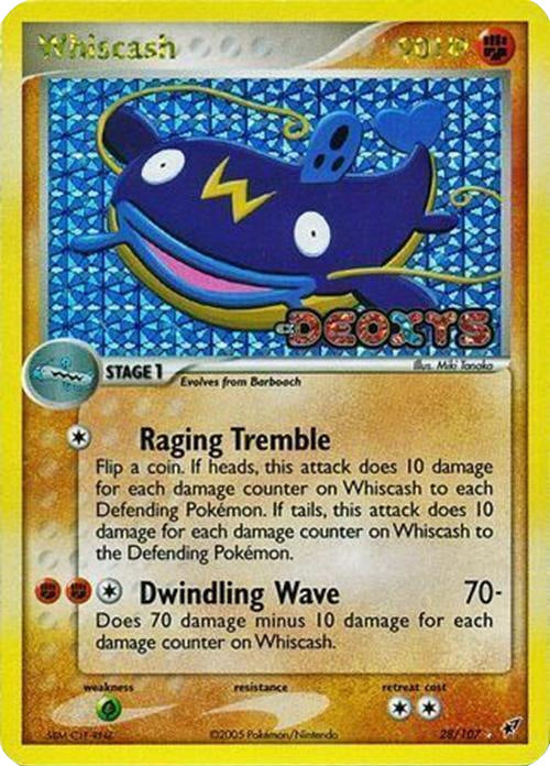 Whiscash (28/107) (Stamped) [EX: Deoxys] | Amazing Games TCG