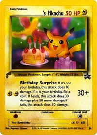 Pikachu (24) (Birthday) [Pikachu World Collection Promos] | Amazing Games TCG