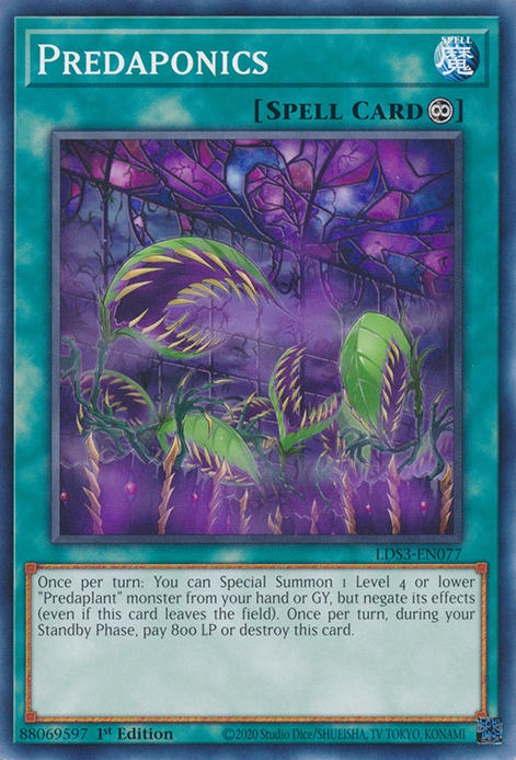 Predaponics [LDS3-EN077] Common | Amazing Games TCG