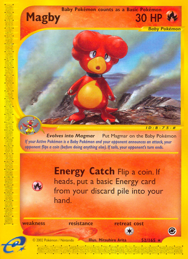 Magby (52/165) [Expedition: Base Set] | Amazing Games TCG