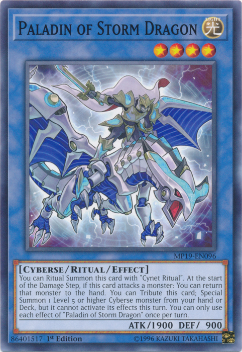 Paladin of Storm Dragon [MP19-EN096] Common | Amazing Games TCG