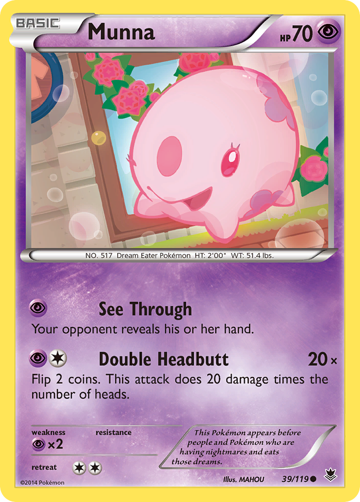 Munna (39/119) [XY: Phantom Forces] | Amazing Games TCG