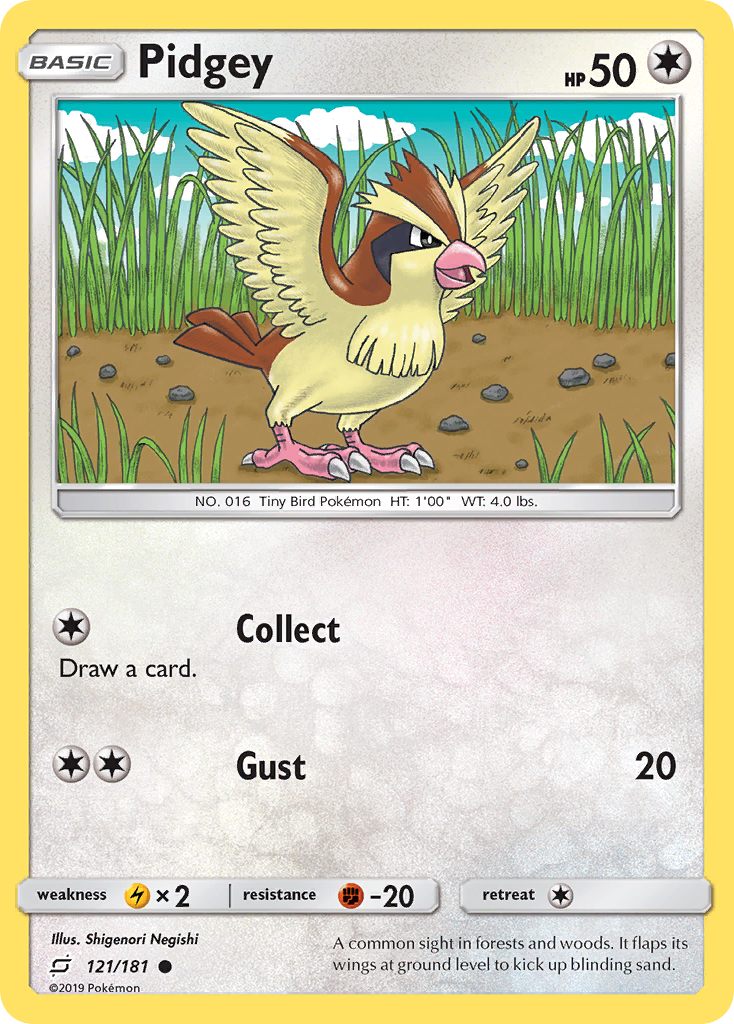 Pidgey (121/181) [Sun & Moon: Team Up] | Amazing Games TCG