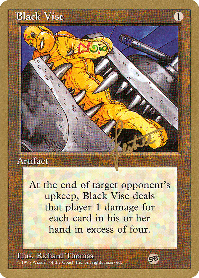 Black Vise (Bertrand Lestree) (SB) [Pro Tour Collector Set] | Amazing Games TCG