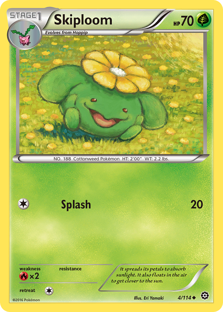 Skiploom (4/114) [XY: Steam Siege] | Amazing Games TCG