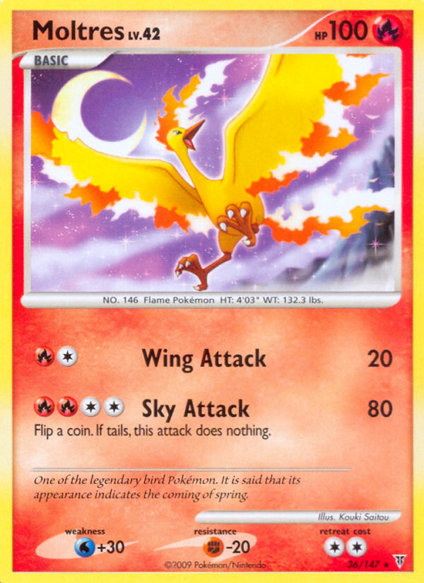 Moltres (36/147) [Platinum: Supreme Victors] | Amazing Games TCG