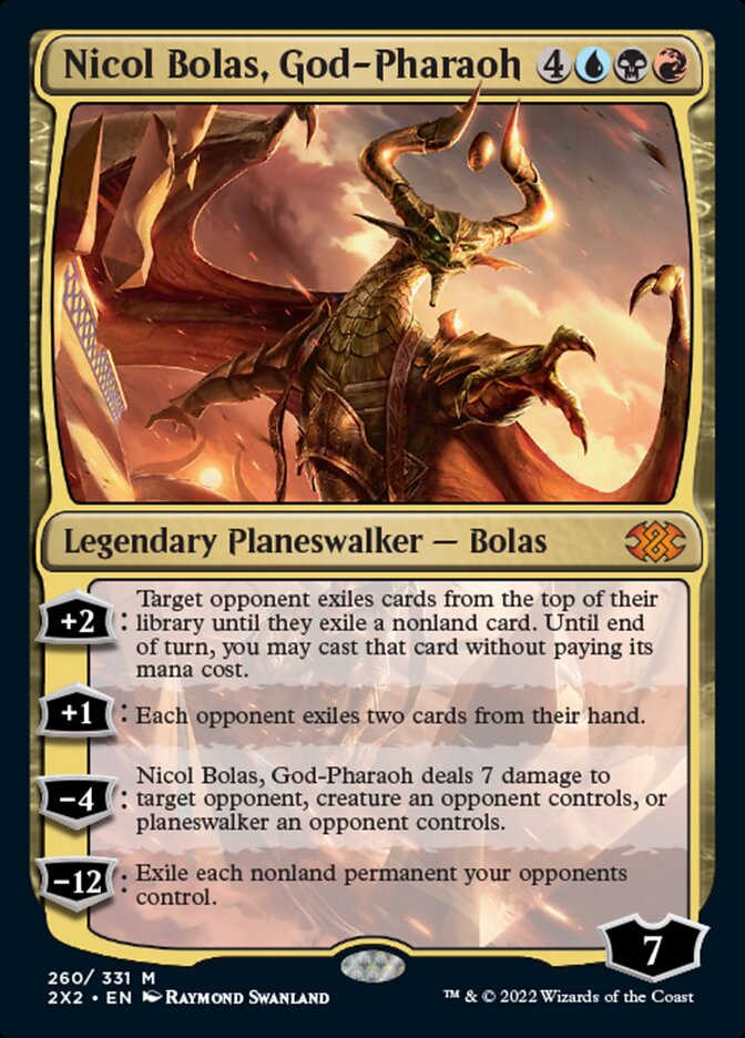 Nicol Bolas, God-Pharaoh [Double Masters 2022] | Amazing Games TCG