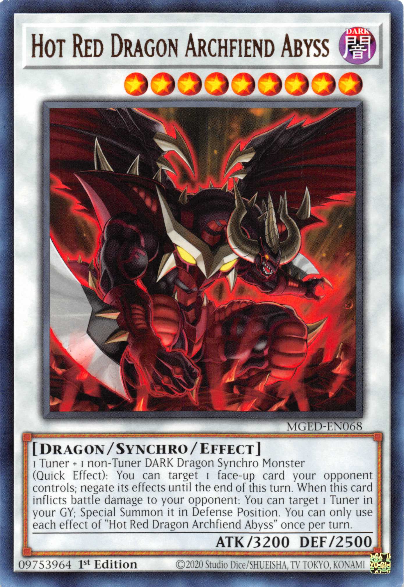 Hot Red Dragon Archfiend Abyss [MGED-EN068] Rare | Amazing Games TCG