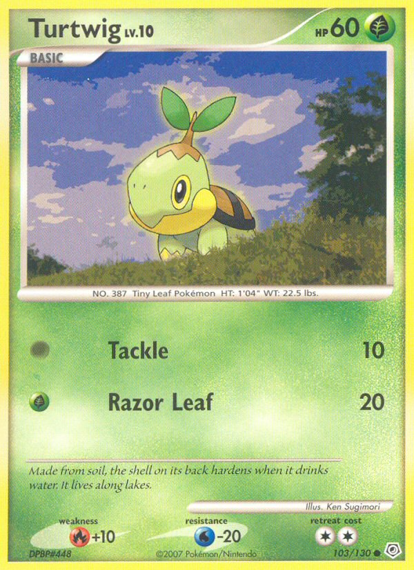 Turtwig (103/130) [Diamond & Pearl: Base Set] | Amazing Games TCG