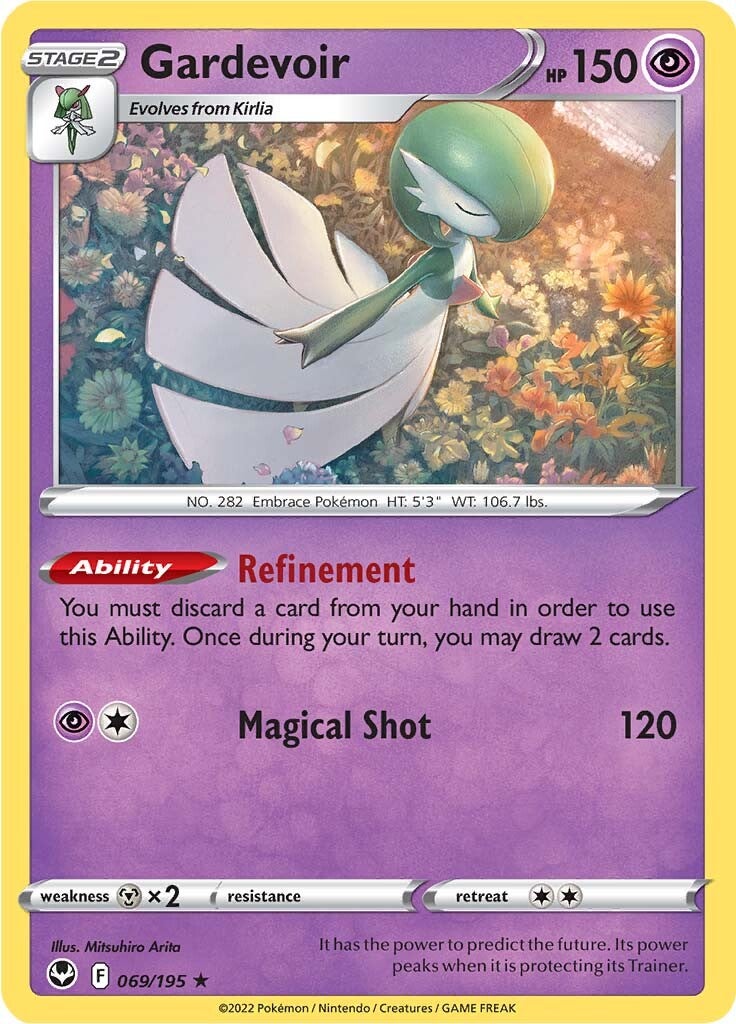 Gardevoir (069/195) [Sword & Shield: Silver Tempest] | Amazing Games TCG