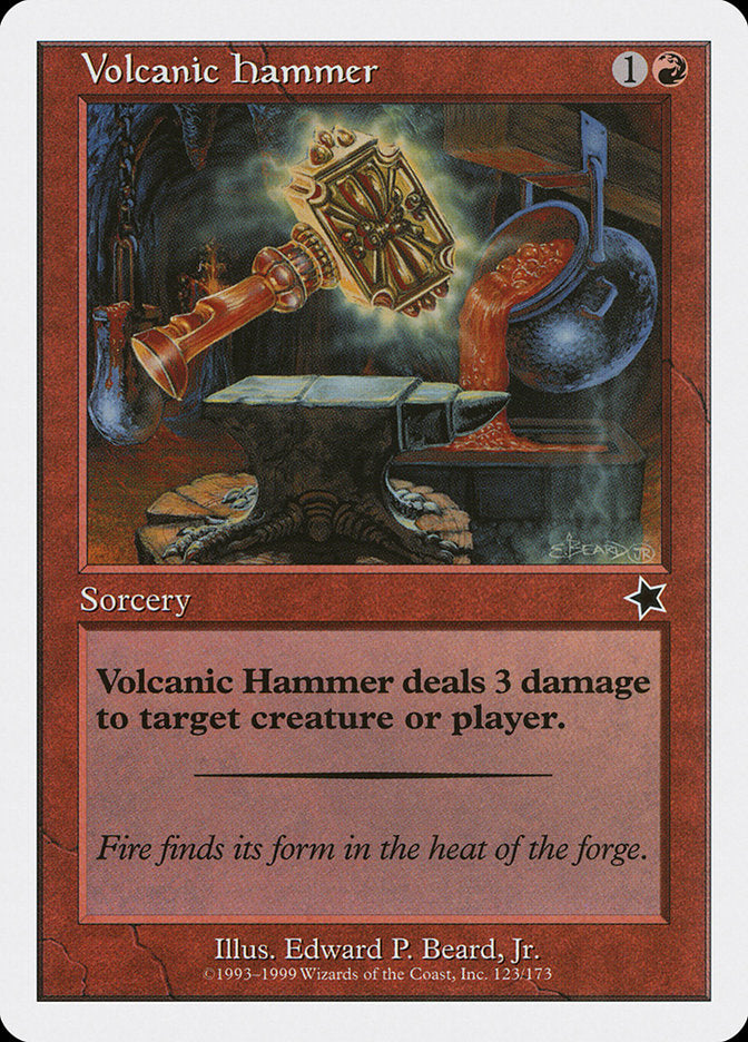 Volcanic Hammer [Starter 1999] | Amazing Games TCG