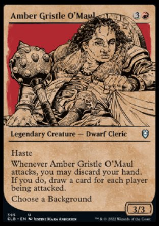 Amber Gristle O'Maul (Showcase) [Commander Legends: Battle for Baldur's Gate] | Amazing Games TCG