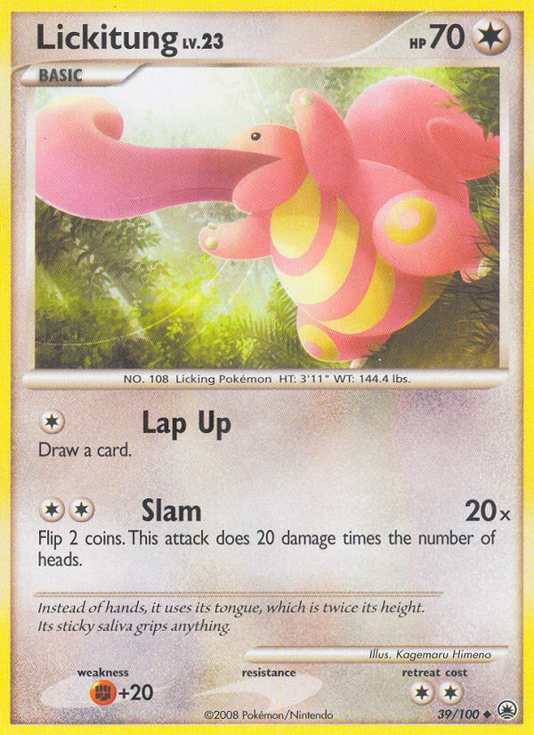 Lickitung (39/100) [Diamond & Pearl: Majestic Dawn] | Amazing Games TCG